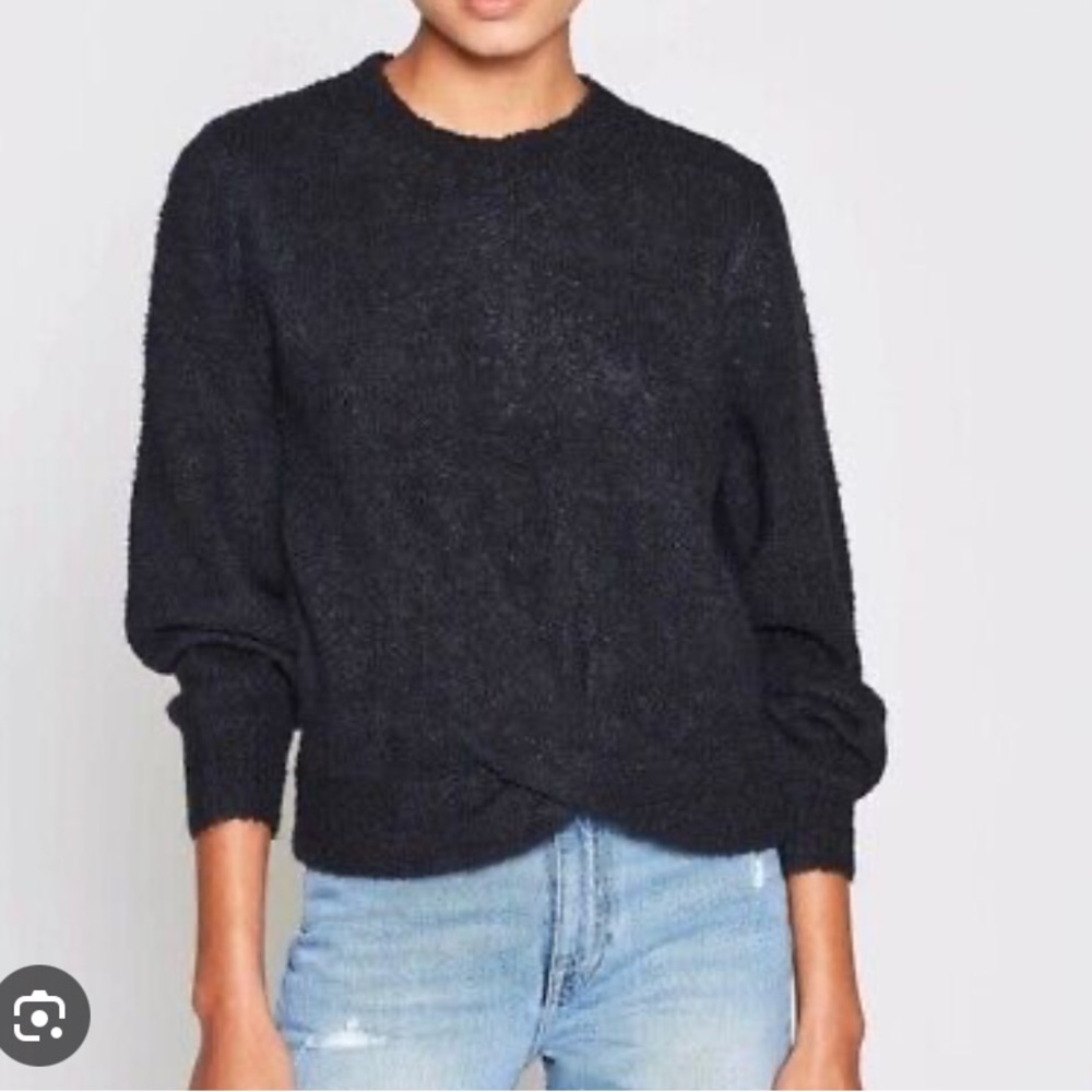 Joie Charcoal Sparkly “Stavan” Sweater